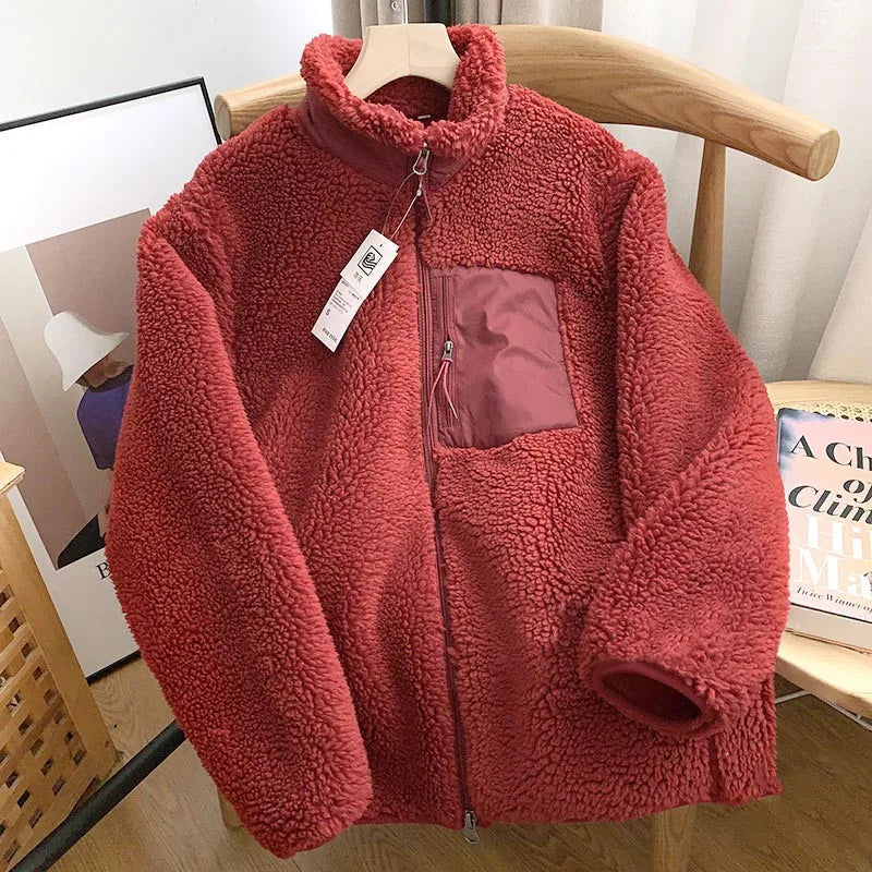 Warm Stand Collar Motorcycle Jacket