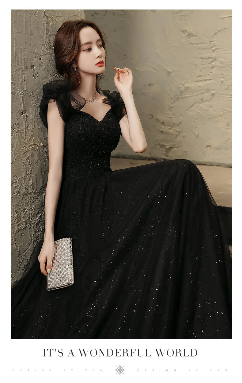 Elegant Backless Evening Prom Dress