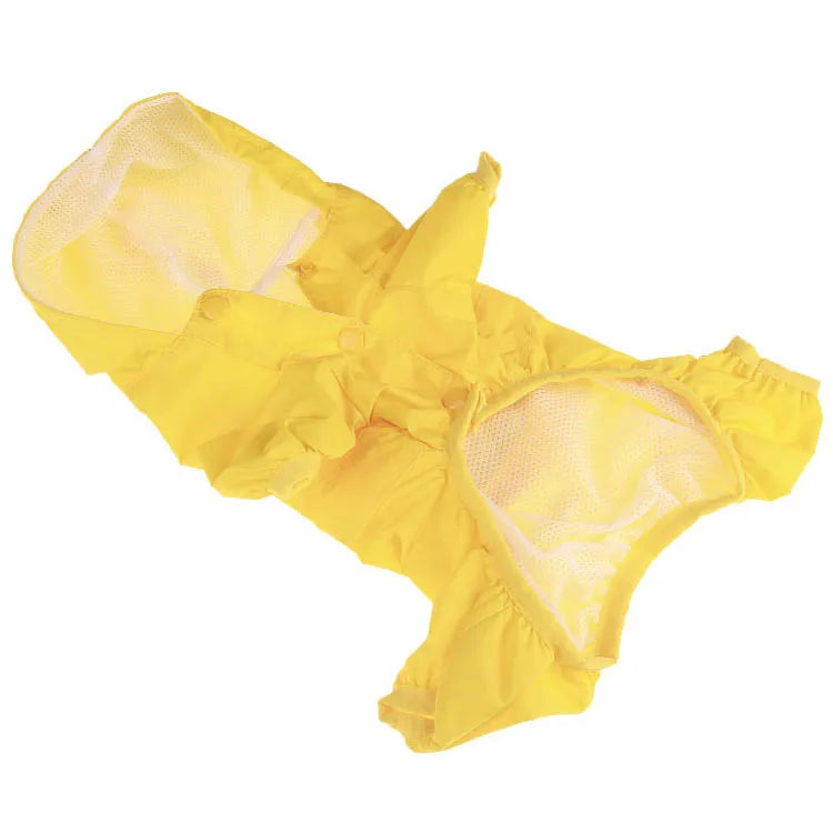 Overalls Style Puppy Rain Coat