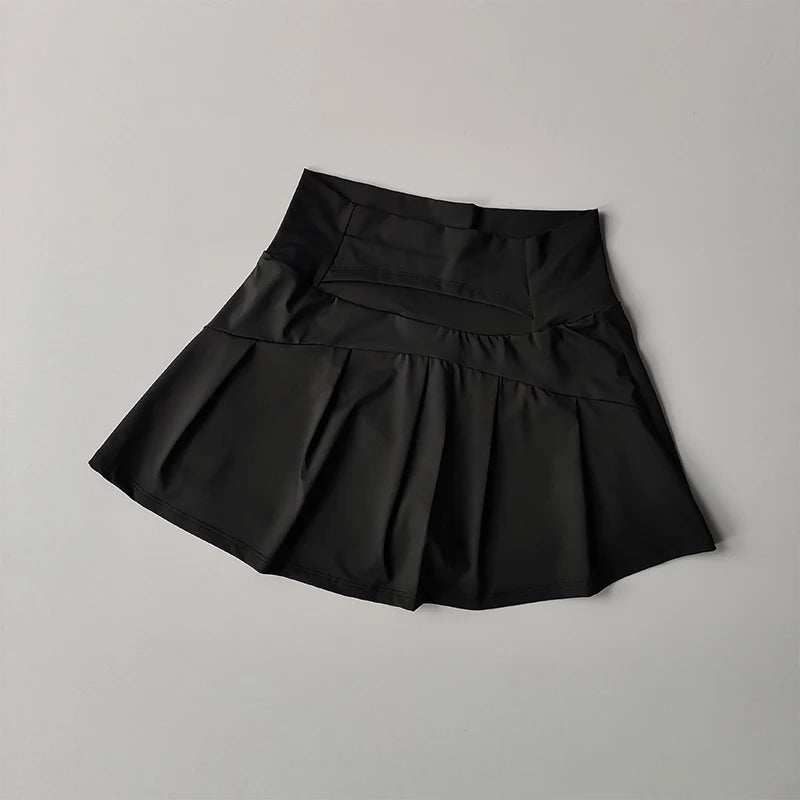 High Waist Tennis Skirt Shorts