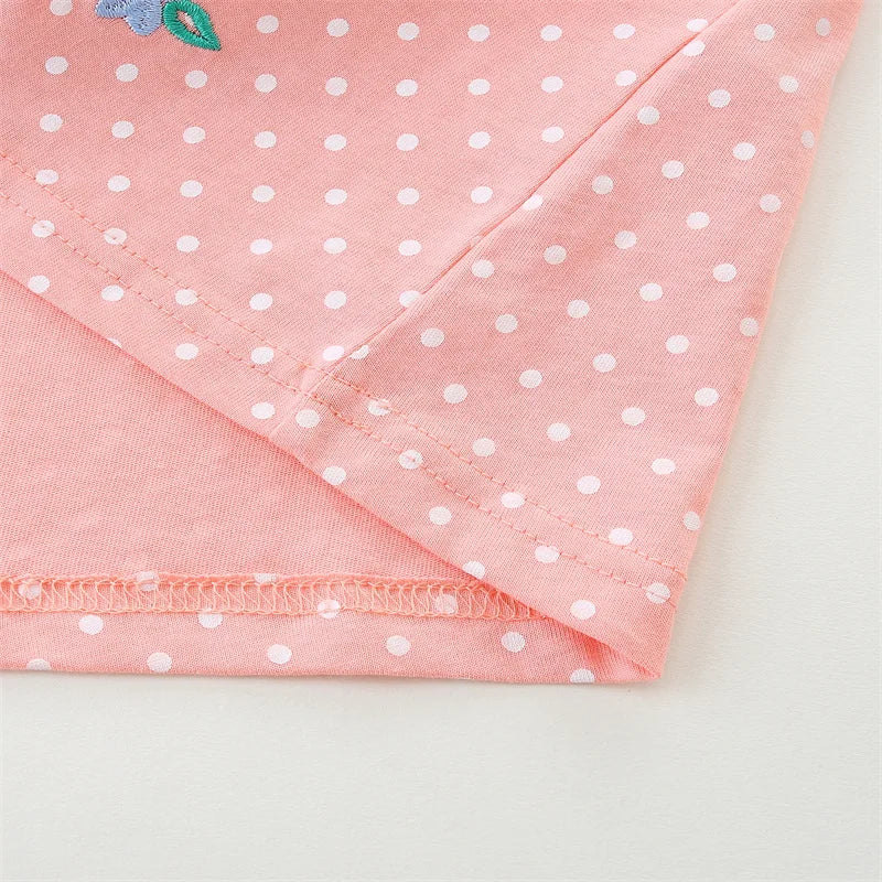 Butterfly Polka Princess Girls Dress