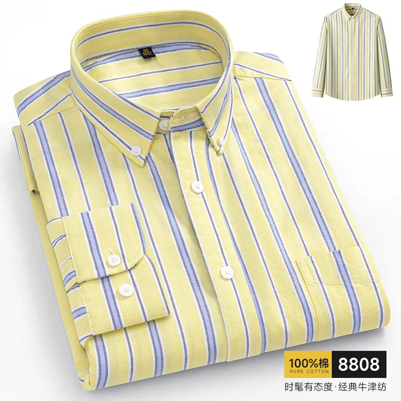 Pure Cotton Oxford Business Shirt