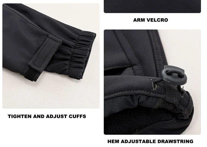 Winter Padded Hiking Jacket Suit