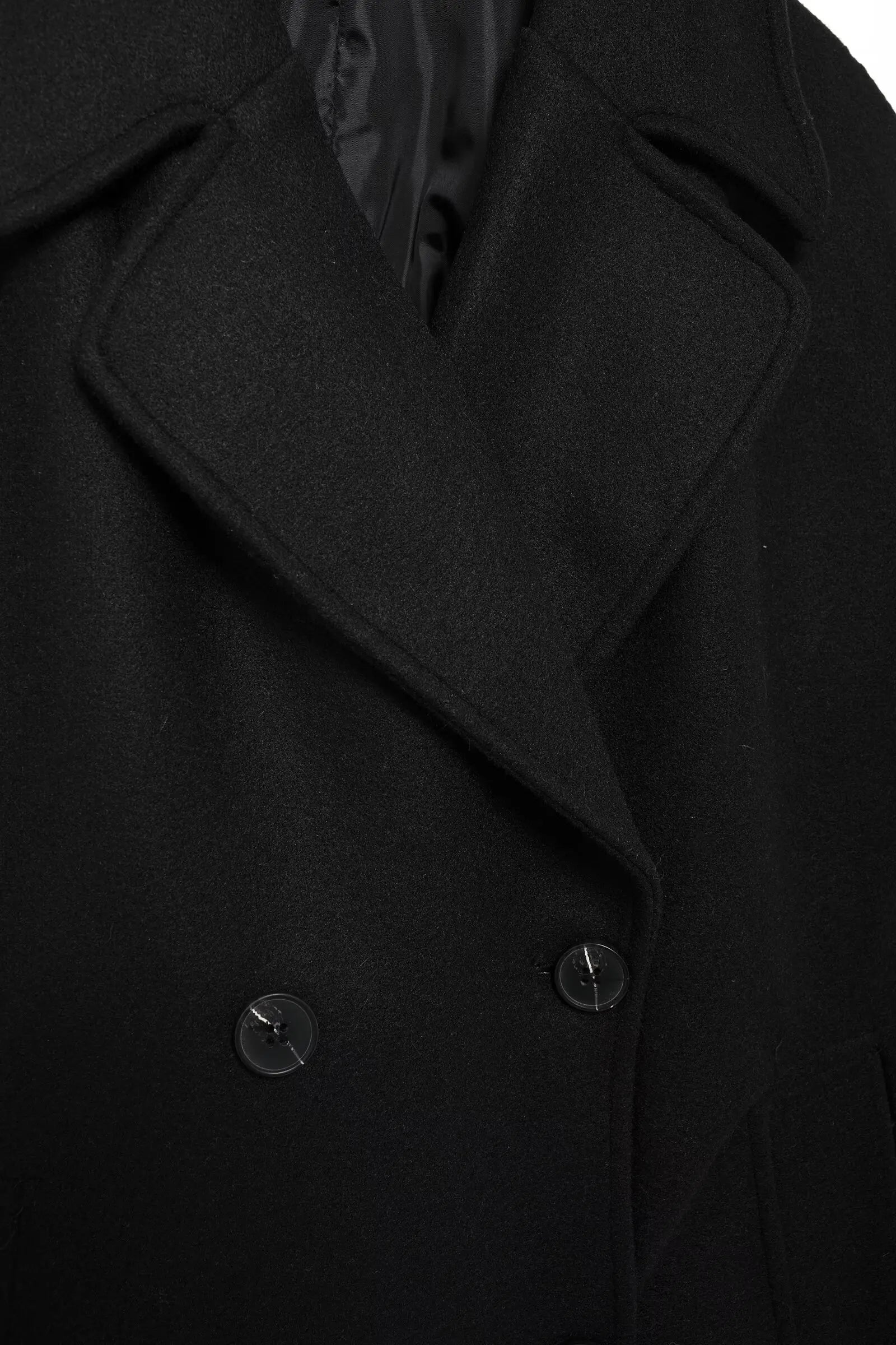 Winter Coat For Women 2024 Solid Lapel Double Breasted Long Cardigan Top Female Pokcet Streetwear Woman New In OuterCoat