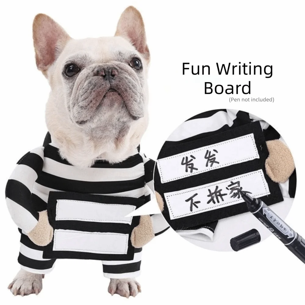 Pet Outfit Adjustable Pet Funny Costume Breathable Comfortable Halloween Dog Clothes Polyester Dog Party Dressed Up Festival