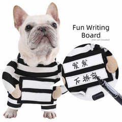 Pet Outfit Adjustable Pet Funny Costume Breathable Comfortable Halloween Dog Clothes Polyester Dog Party Dressed Up Festival