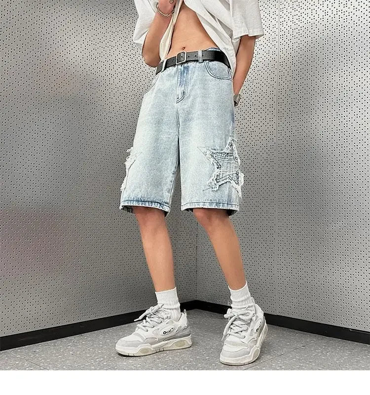 Retro High Street Denim Shorts