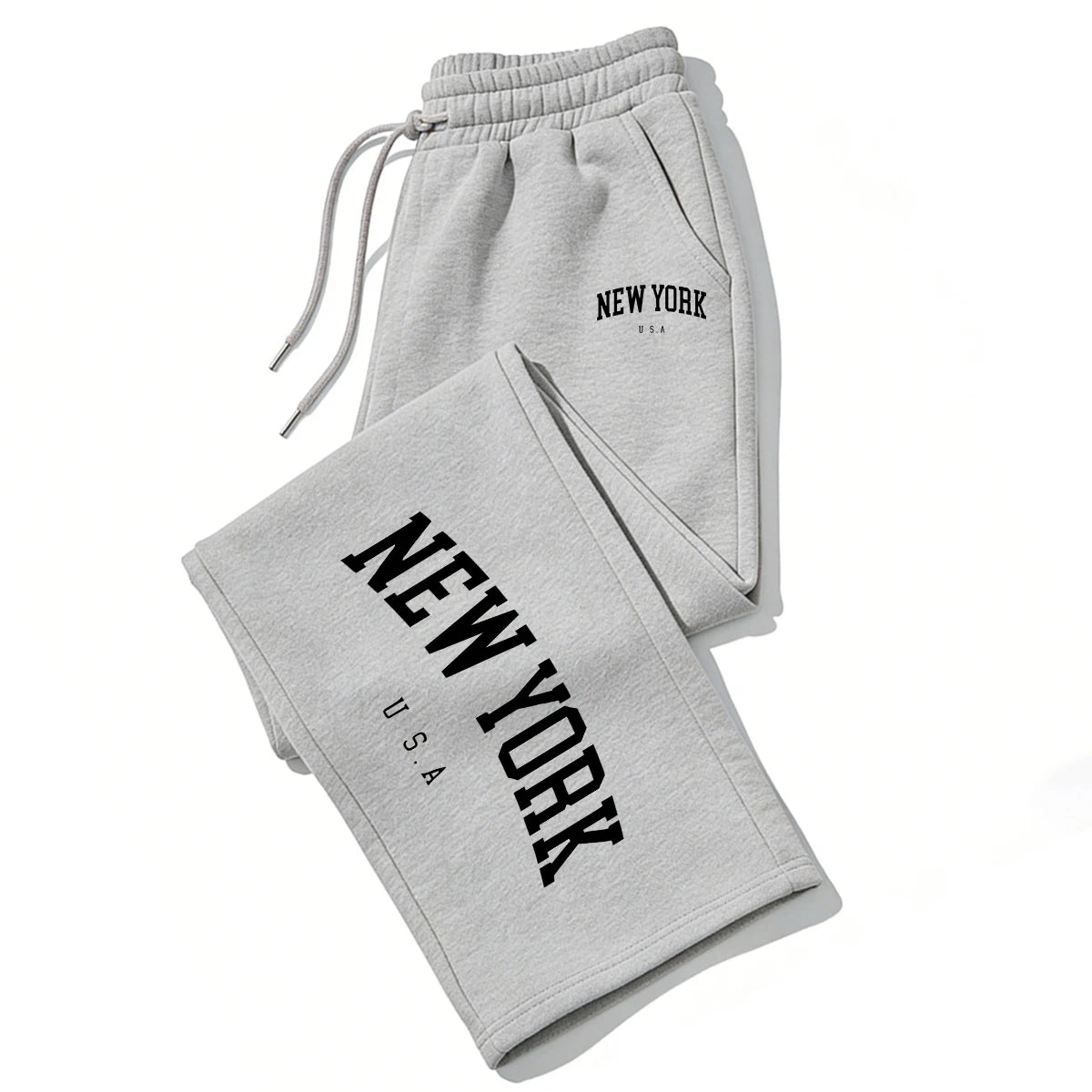 NEW YORK Printed Jogger Pants for Men & Women High Quality Breathable Sweatpants for Running Casual Wear