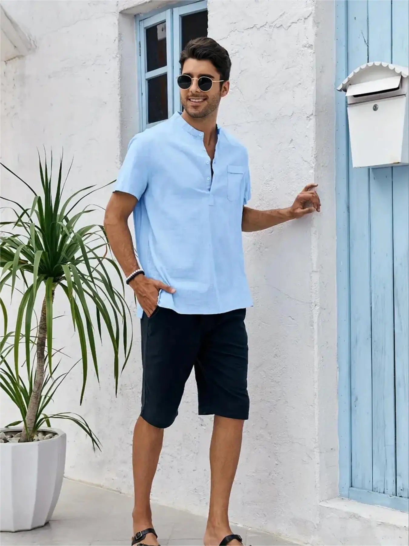 Linen Pocket Summer Shirt