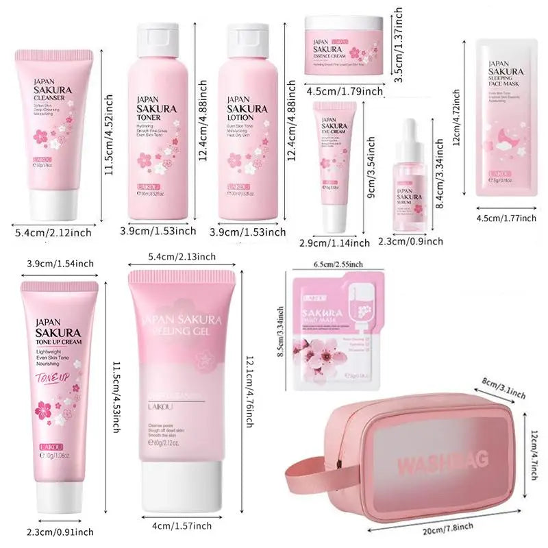 Sakura Complete Skincare Collection Set