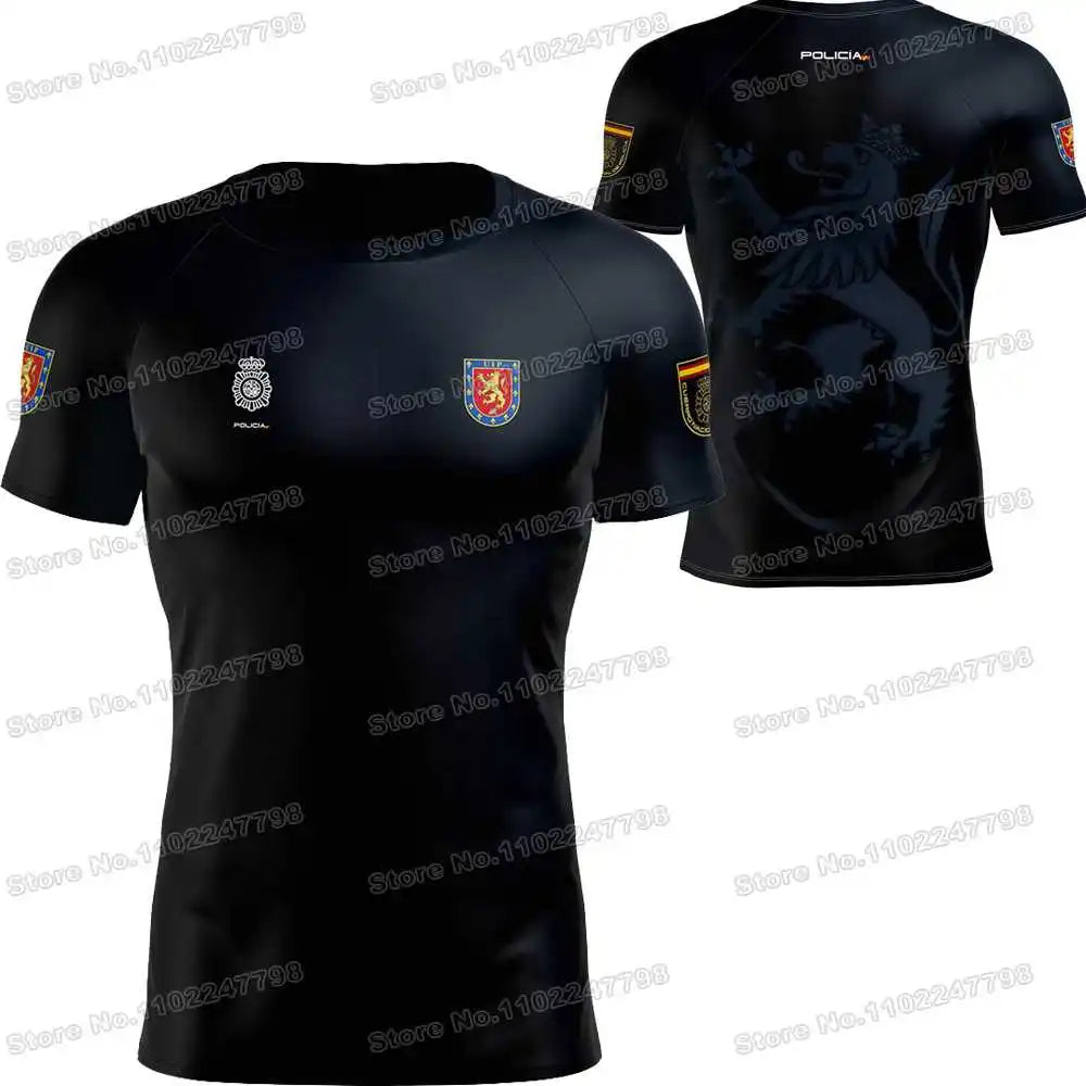 2025 Spain T Shirt Men Outdoor Shirts CNP Clothing Training Tops Downhill MTB Jersey Running Sportswear
