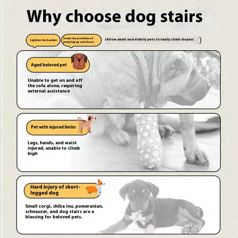 High-Density Foam Pet Safety Steps