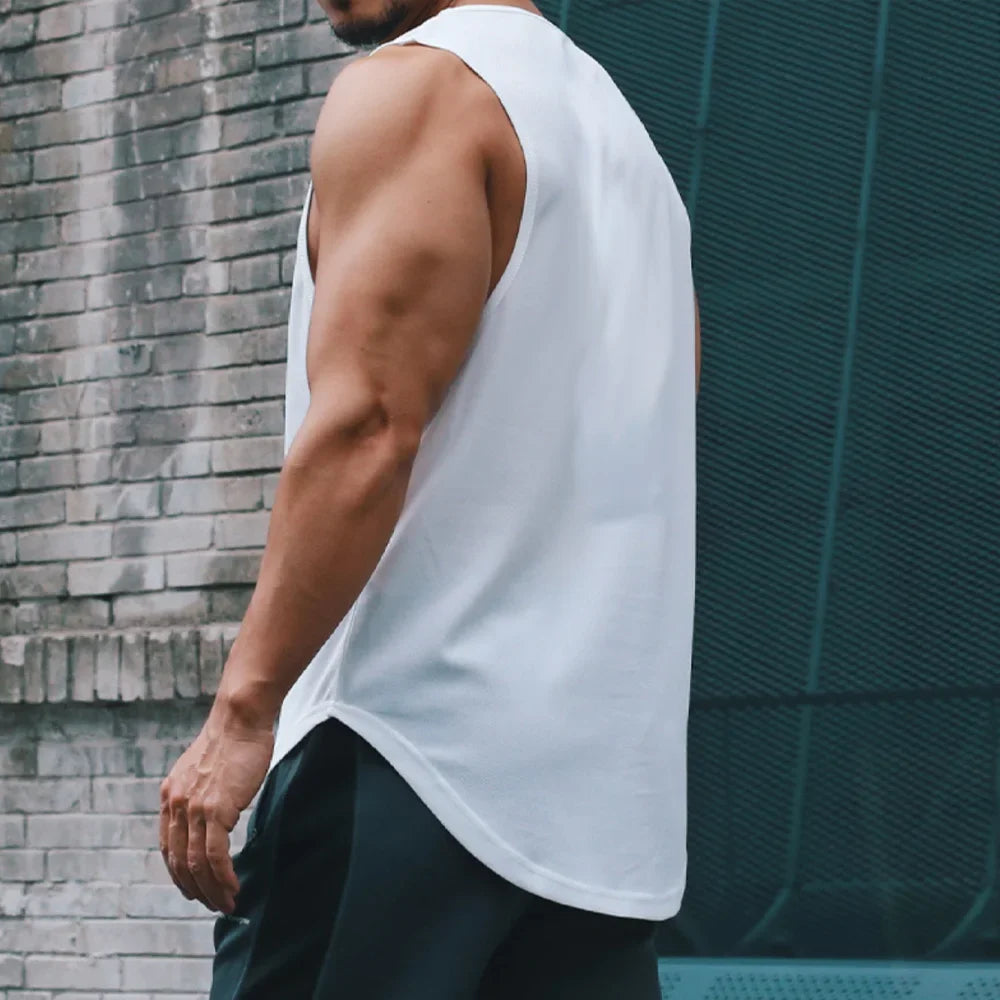 Men's Summer Tank Top Fitness Training Gym Tank Men Quick-drying Mesh Breathable Basketball Vest Fashion Sleeveless Shirt Men