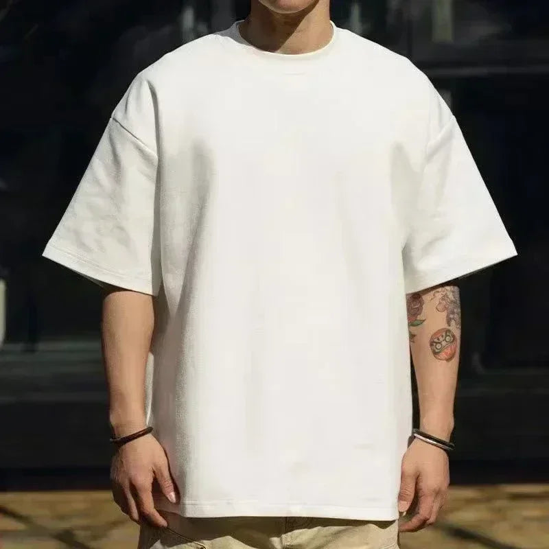 Men's T-shirt, Life is like a play, Dual-sided Pattern Men's Loose-Fitting T-shirt for Attitude in Life men clothing t shirts