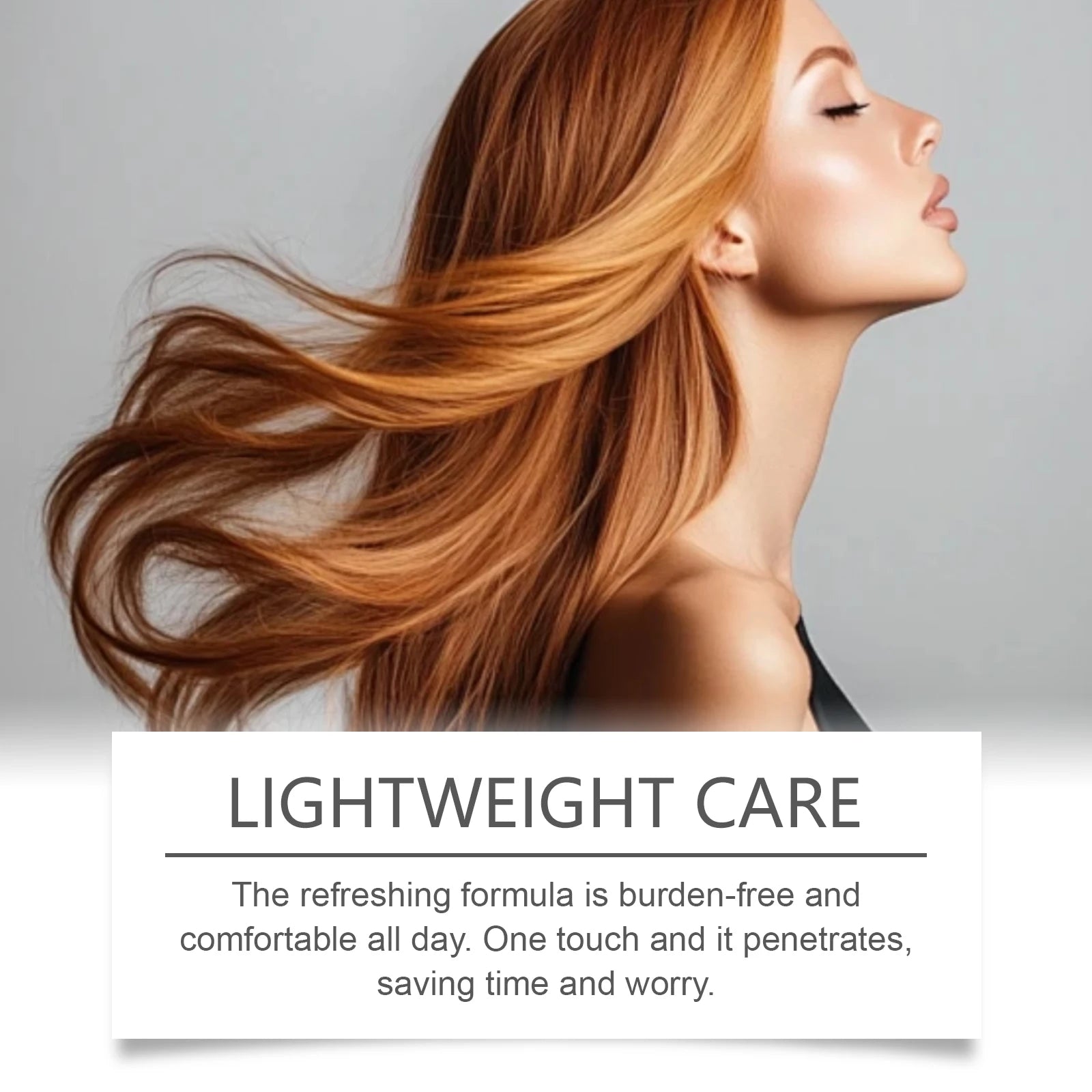 Soft and Moisturizing Hair Essence - Gently Nourishes and Cares for Frizzy Hair, Keeps Hair Light and Smooth, Perfect for Everyd