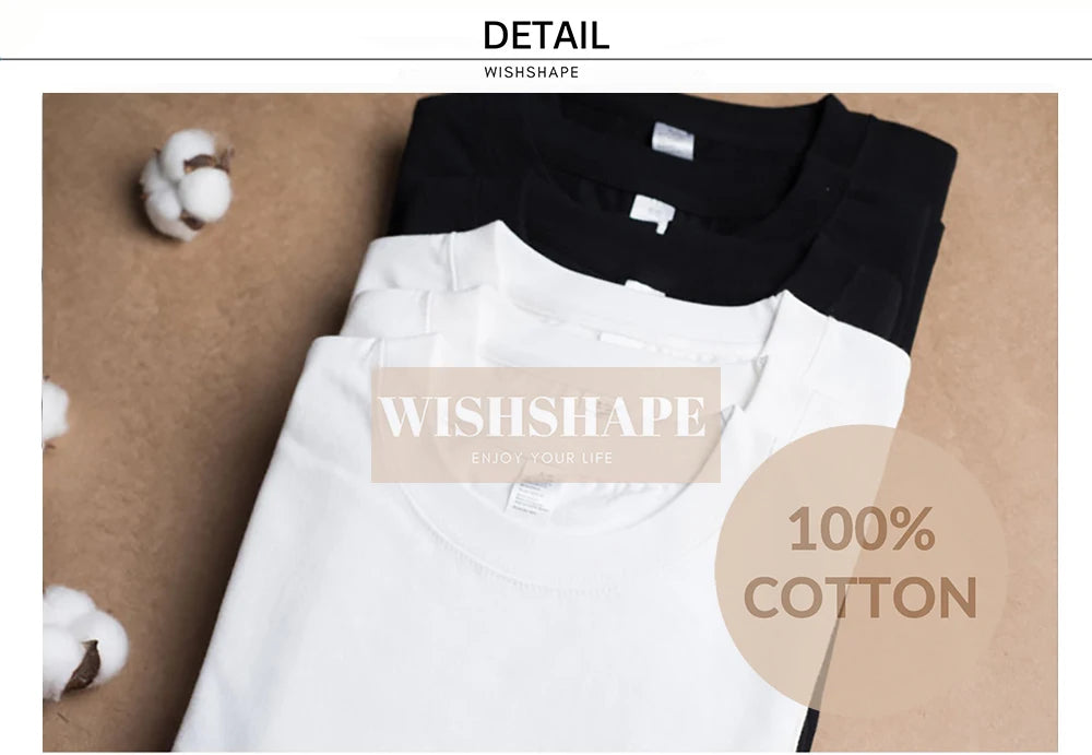 White Band Graphic Cotton Tee