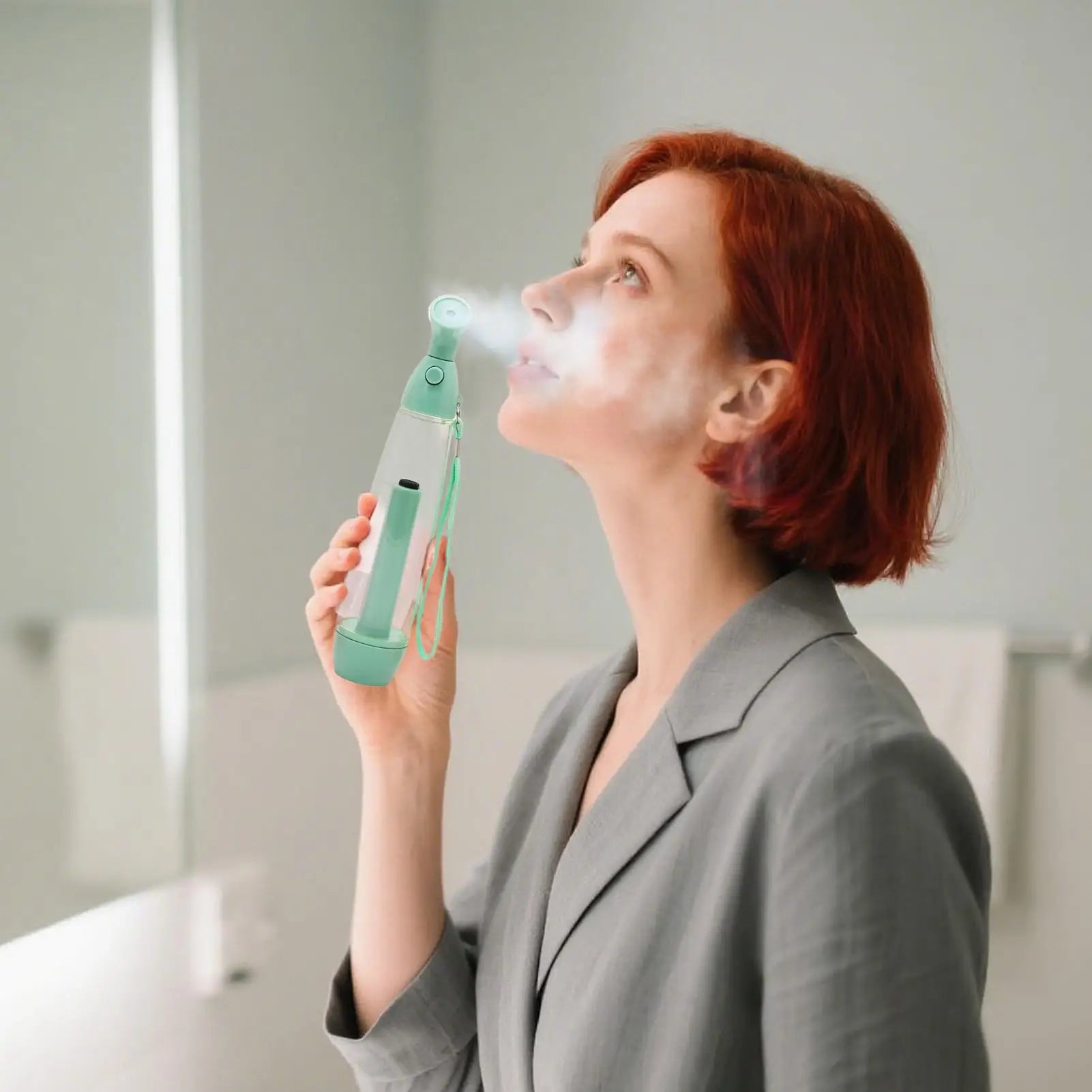 Mist Spray Bottle Moisturizing Facial Mister Atomization Humidifier Manual Steamer Hydrating Humidifier Portable Skin Care Tool