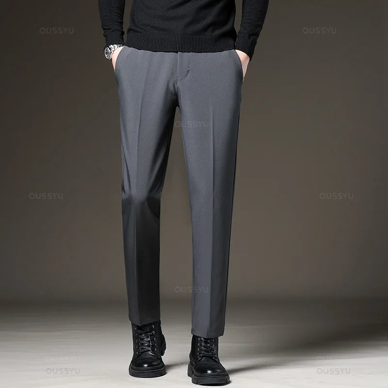 Slim Fit Korean Business Trousers