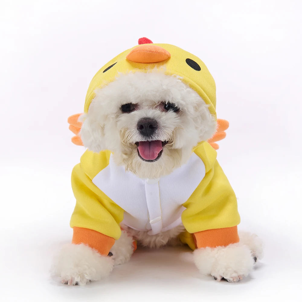 Yellow Chicken Pet Holiday Costume