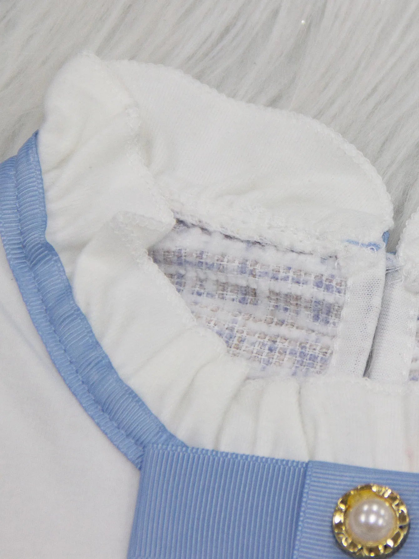 Cute Bow Plaid Baby Dress