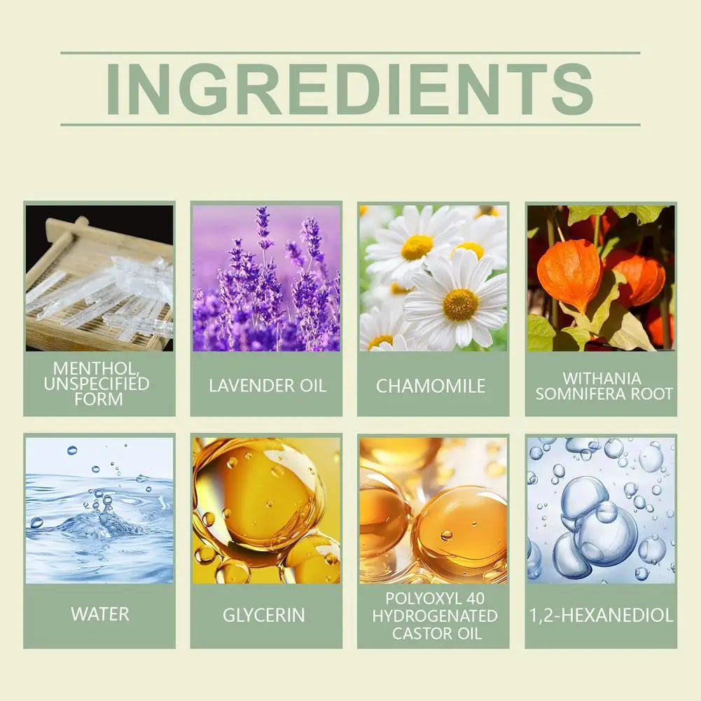 Herbal Diffuser with Mullein/Thyme/Mints Guarana/Green Tea Natural Energy Boost Clear Breathing Support for All Ages