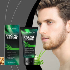 Men's Deep Cleansing Facial Scrub Non-Tight Exfoliating Skin Refreshing Face Care for Men