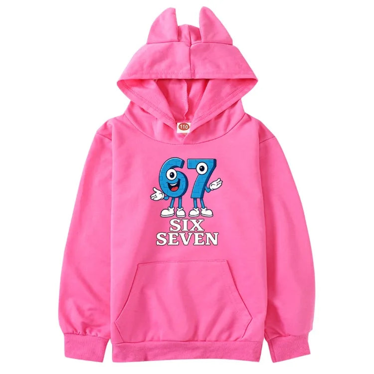 Kids Cat Ears Cartoon Hoodie