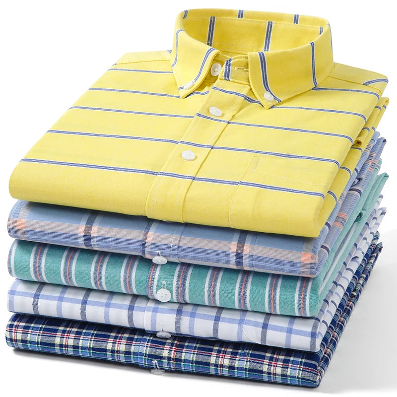 Pure Cotton Oxford Business Shirt