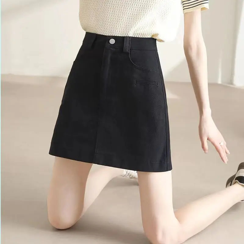 Modern High Waist Mini Skirt
