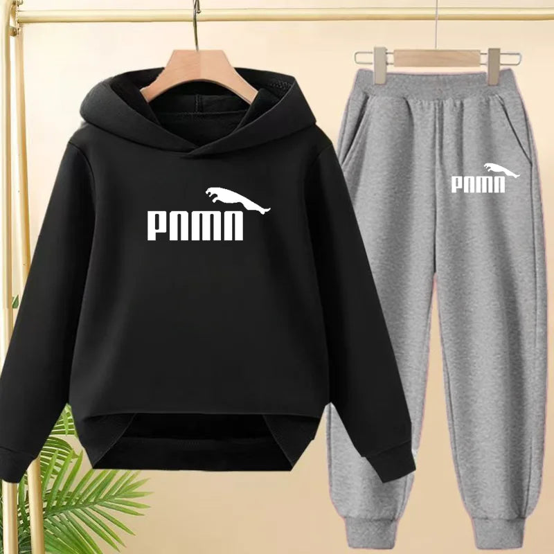 Cartoon Casual Kids Jogging Set