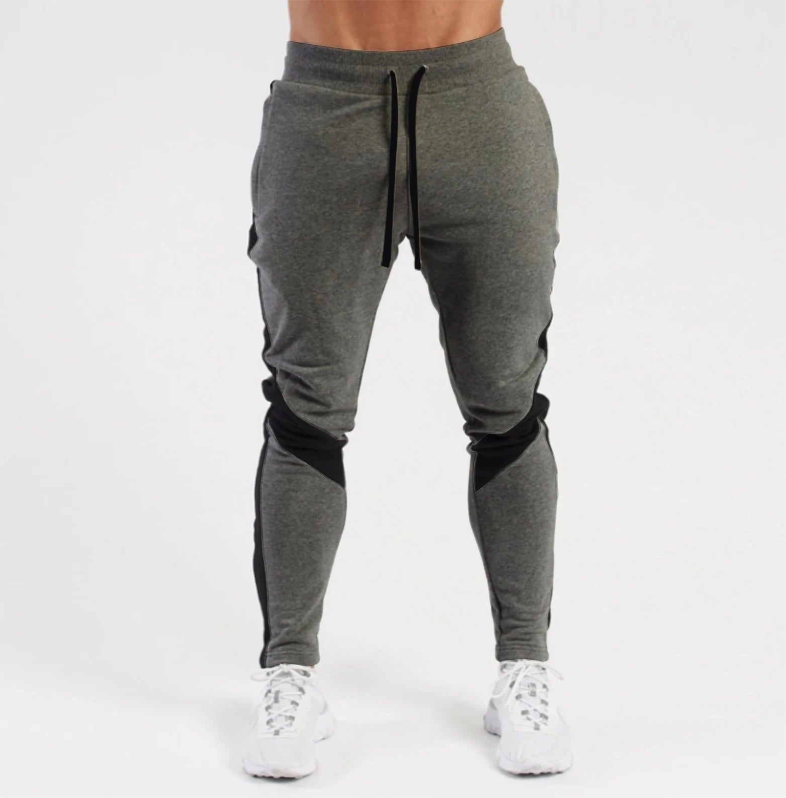 2025 Men's joggers, casual trousers, men's sportswear, trousers, shorts, tight trousers, black gym pants, running trousers