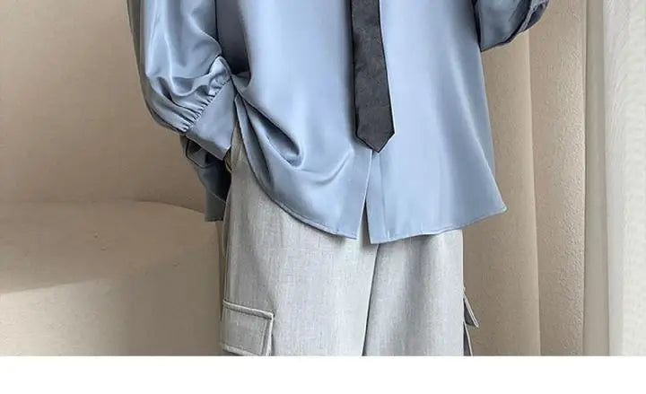 Loose Office Button Shirt Women