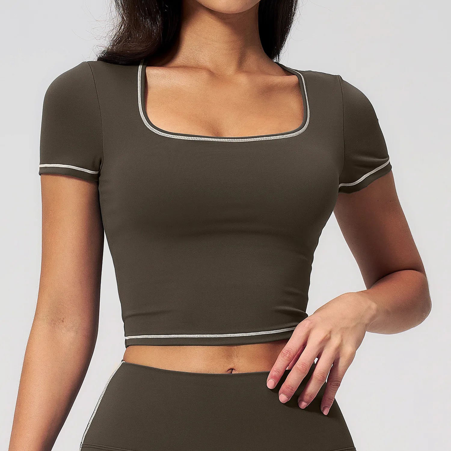 Yoga Shirts Women Sports T-Shirts Fitness Yoga Short Sleeve Gym Workout Top Running Active Shirts Female Push Up Sports T-shirts