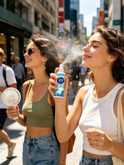 Effective Portable Cooling Spray 100ml Long Lasting Hydrating Body Mist for Summer Outdoor Sports Gym Travel Soothing Skin Face