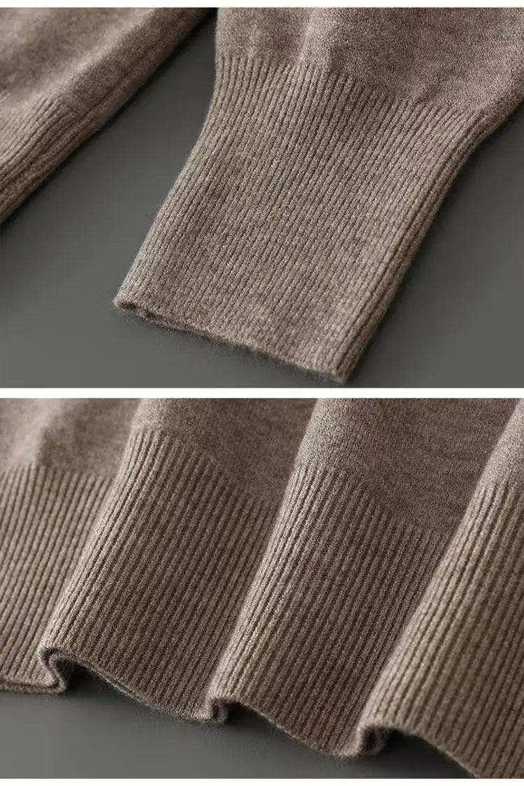 Elastic Warm Knit Pullover