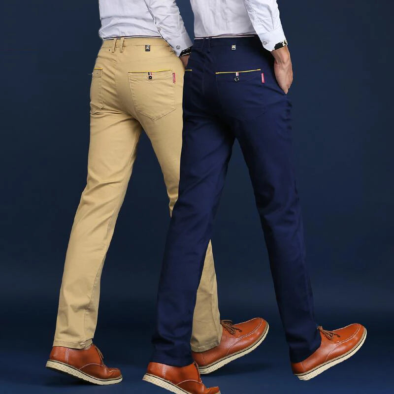 Classic Cotton Office Suit Pants