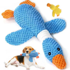 Indestructible Pet Toys for Aggressive Chewers Cats Dogs,Chew Squeak Toy Cats Dogs Interactive Plush Doll Pet Products