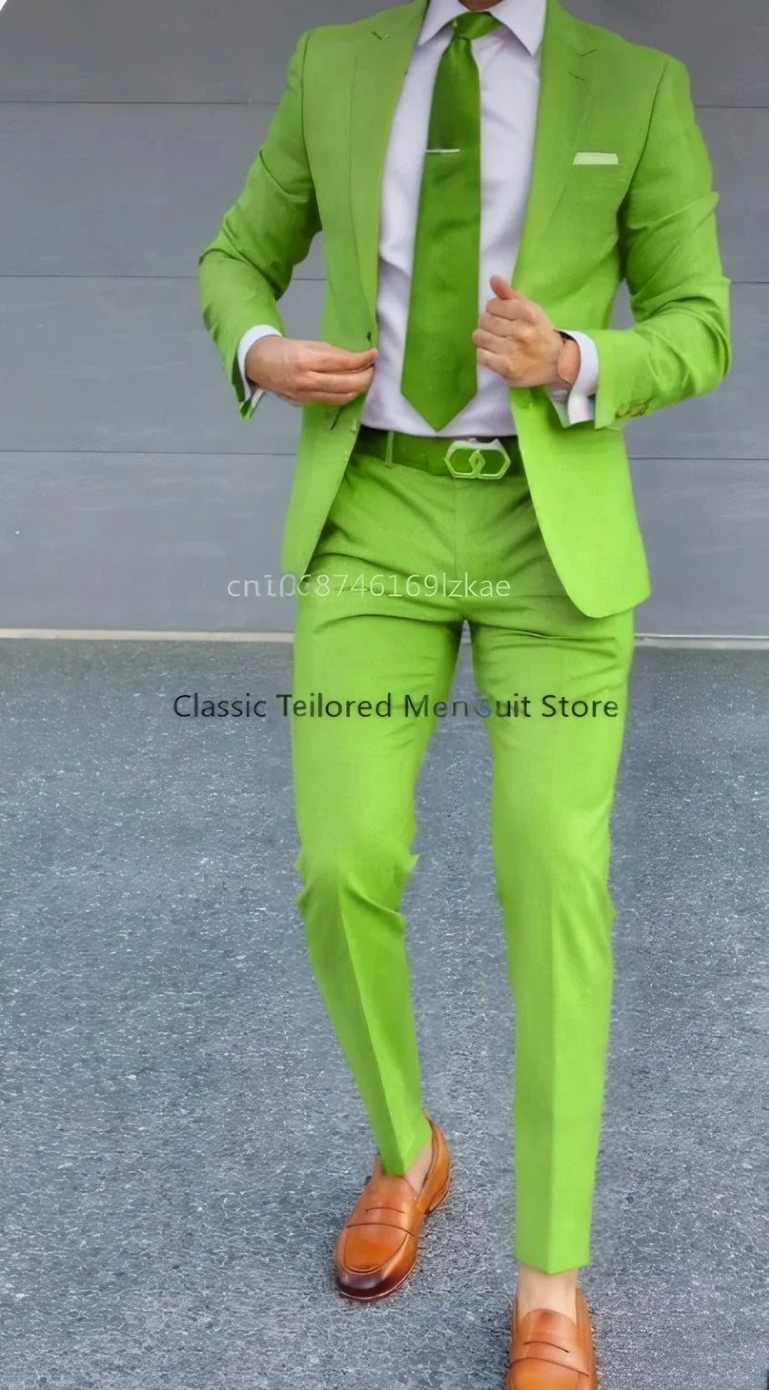 Slim Formal Two Piece Suit