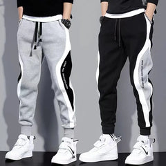 2025 Men's Athletic Trainning Joggers Casual Loose Fit Sweatpants Spring Fall Pants Elastic Waist Drawstring Trousers