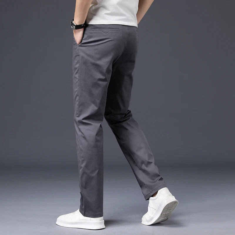 Everyday Stretch Straight Cotton Pants