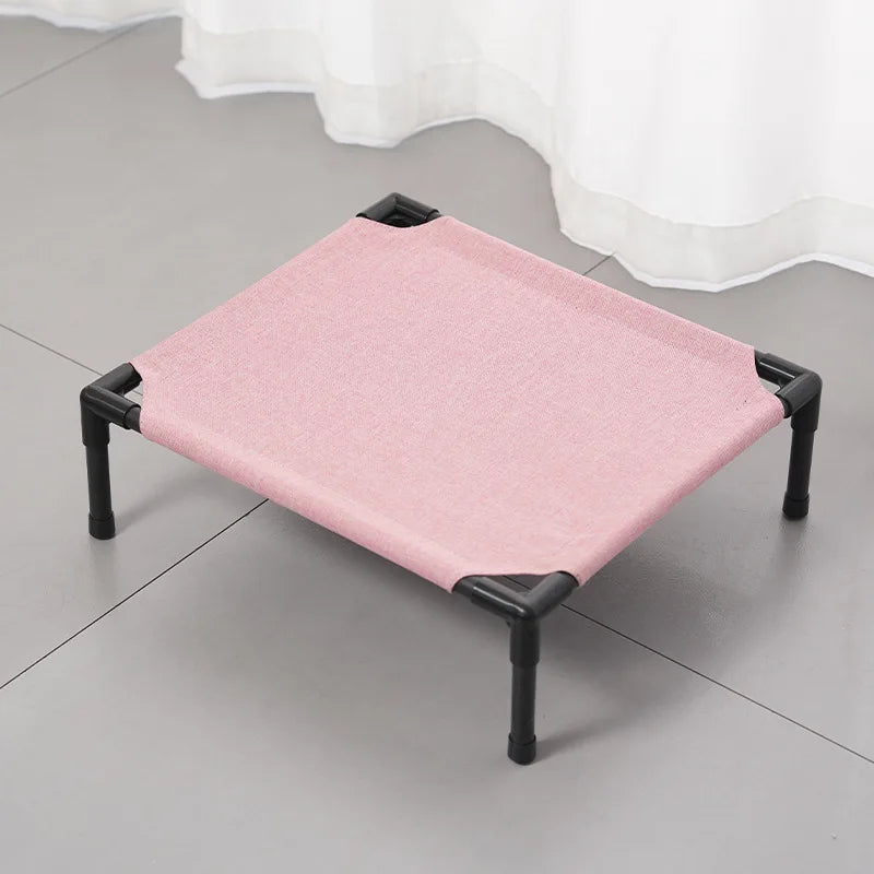 Pet Camping Bed Elevated Bed for Dogs Folding Puppy Camping Bed Cat House Portable Removable Washable Puppy Beds Dog Hammock