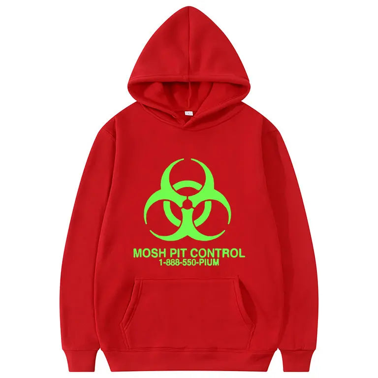 Homixide Gang Mosh Pit Control Hoodie Men Women Hip Hop Oversized Sweatshirt Playboi Carti Opium Merch Sweatshirt HXG Clothes