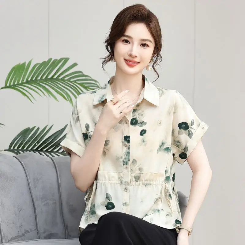 Printed Summer Casual Shirt Women