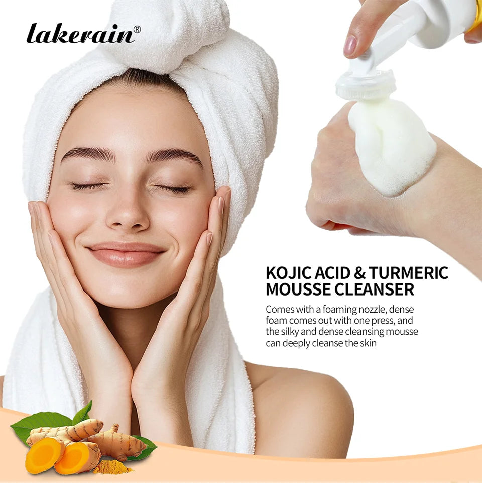 Turmeric Kojic Acid Cleansing Mousse