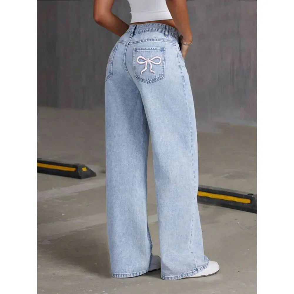 Vintage Wide Leg Street Jeans