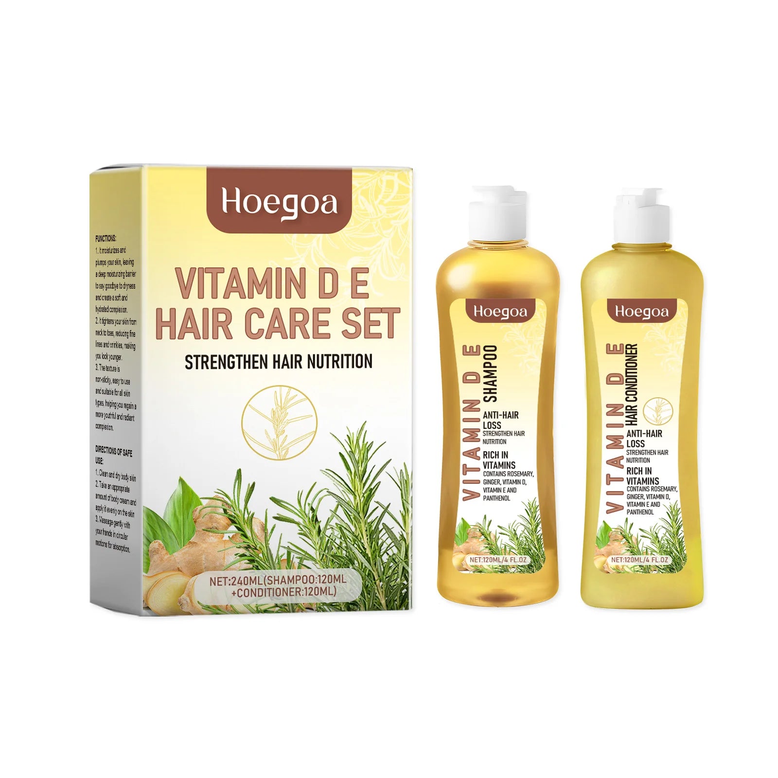 Hair Growth Repair Shampoo Conditioner Set