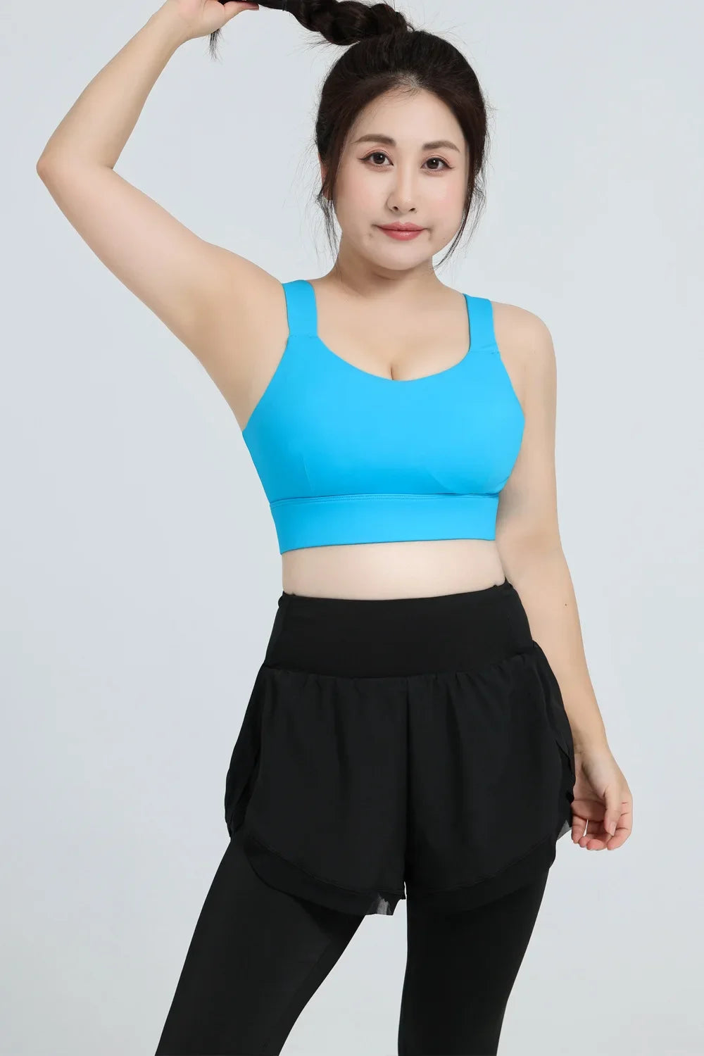 S-5XL High Impact Sports Bras for Women Push Up Sports Bra Racerback Sports Workout Bra Running Plus Size Bra