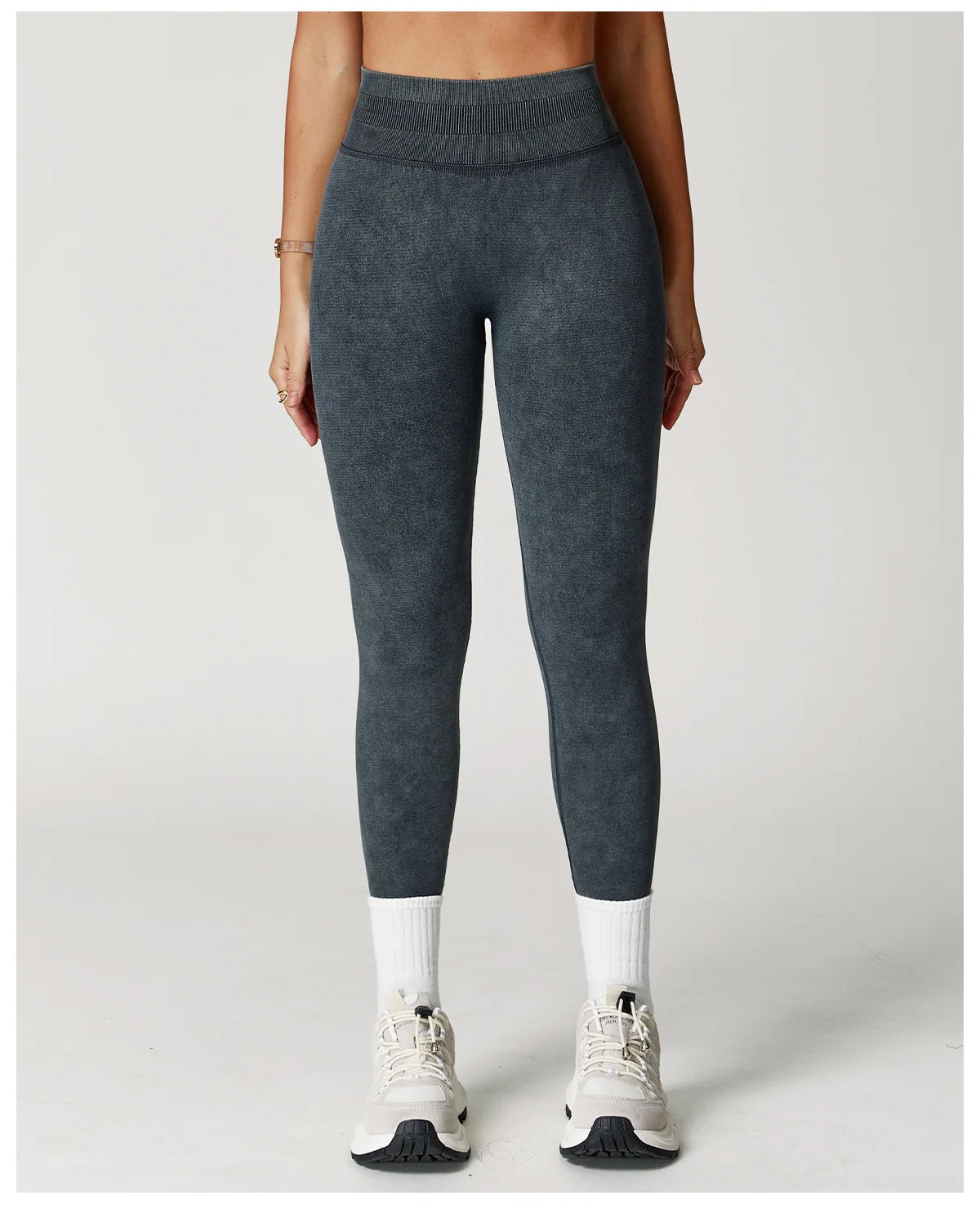 Solid Color Women Yoga Pants High Waist Stretch Gym Leggings Fitness Running Trousers