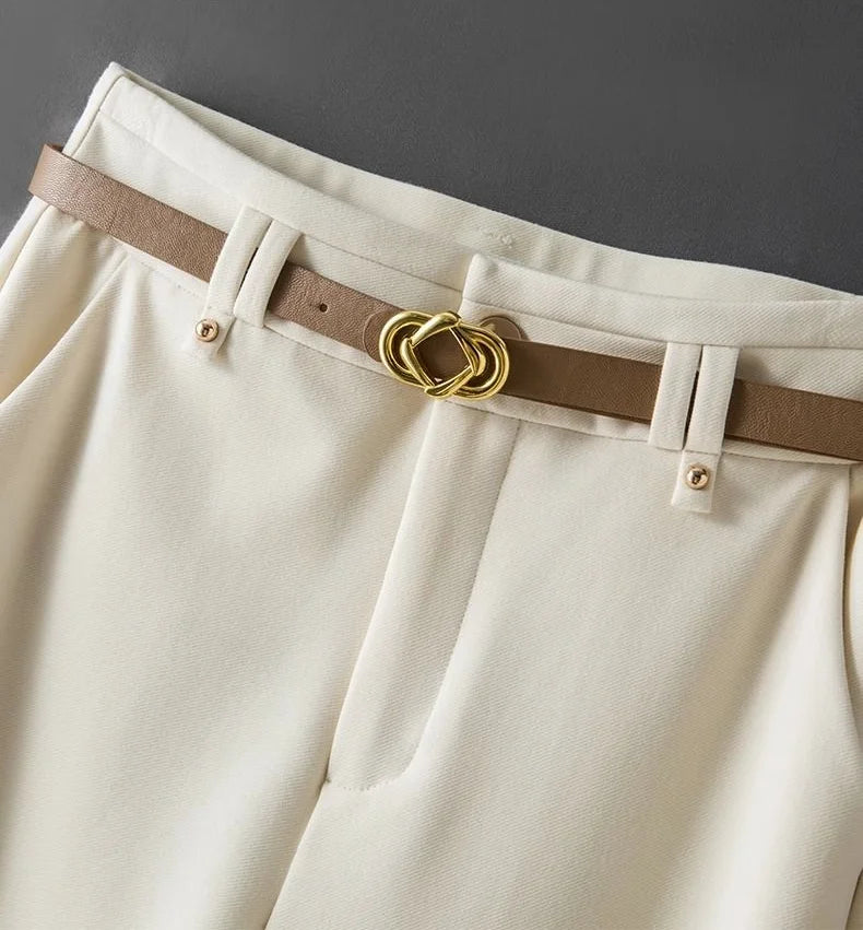 Fluid Wide Leg Office Slacks