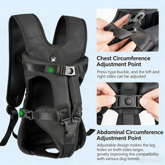 Pet Bag Outdoors Carrying Front-Hugging Large Dog Backpack Convenient Carrying Bag